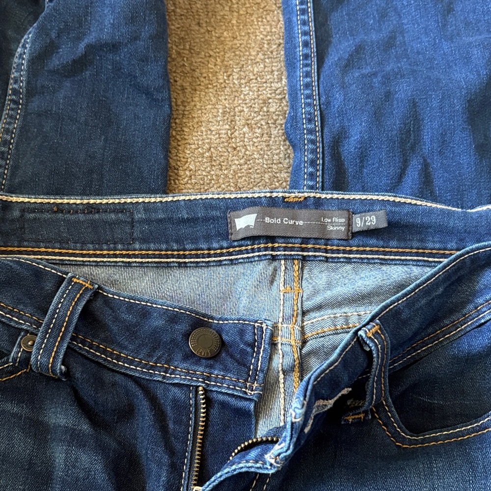 Levi's Low Rise Blue Jeans